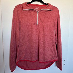 Woolrich Quarter Zip Red Base Layer